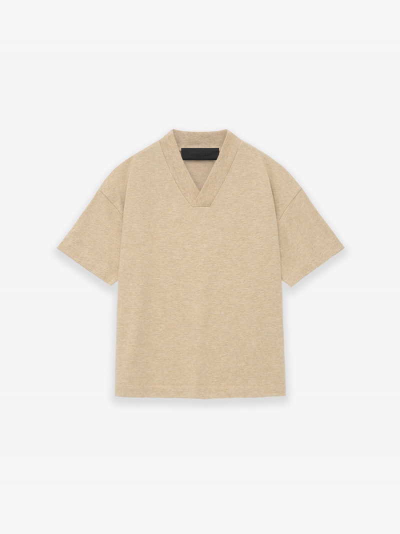 Fear Of God Essentials V-neck Gold Heather | FOG-SN593783