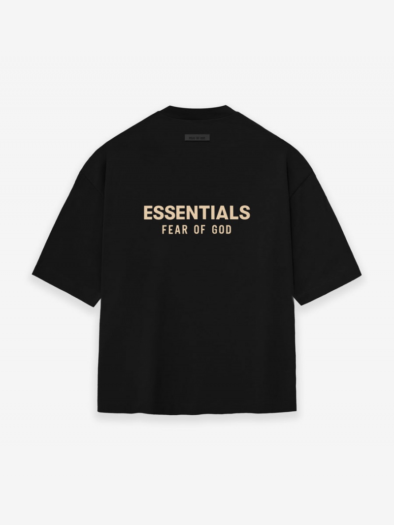 Fear Of God Essentials V-neck Jet Black | FOG-SN593540