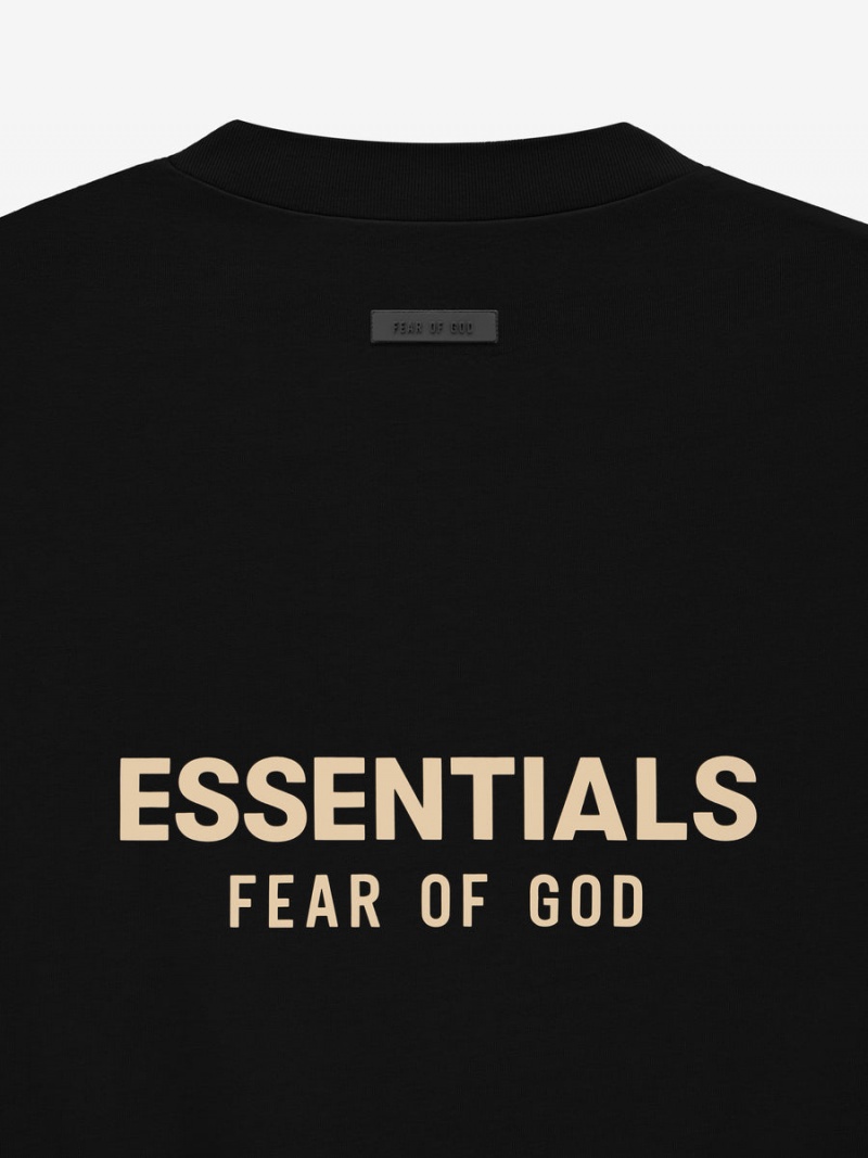 Fear Of God Essentials V-neck Jet Black | FOG-SN593540