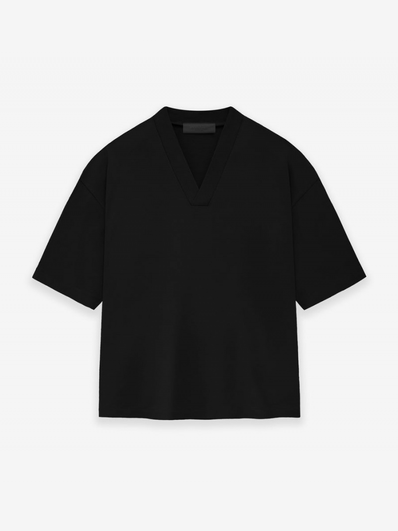 Fear Of God Essentials V-neck Jet Black | FOG-SN593540