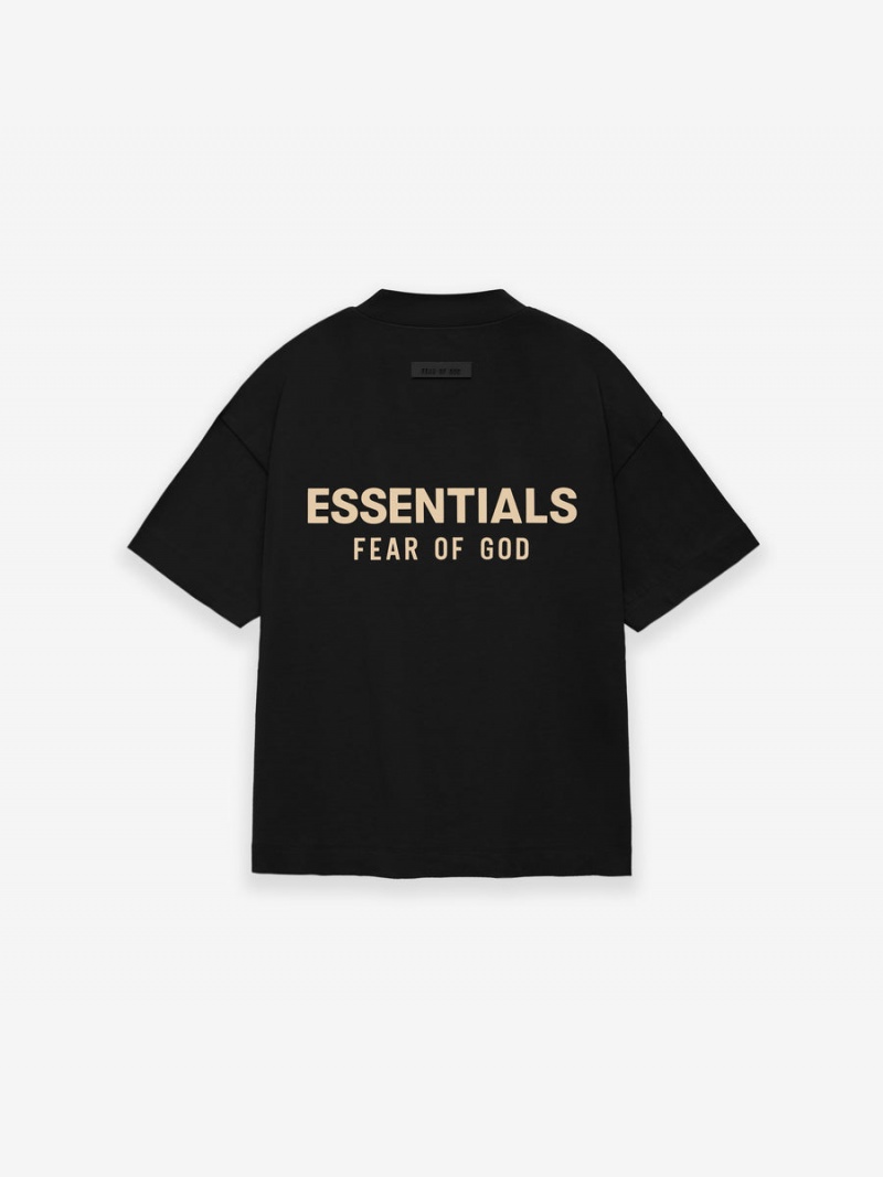 Fear Of God Essentials V-neck Jet Black | FOG-SN593785