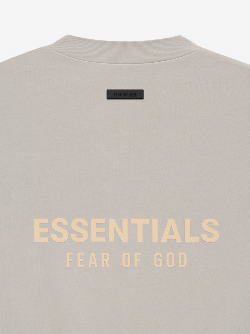 Fear Of God Essentials V-neck Silver Cloud | FOG-SN593541