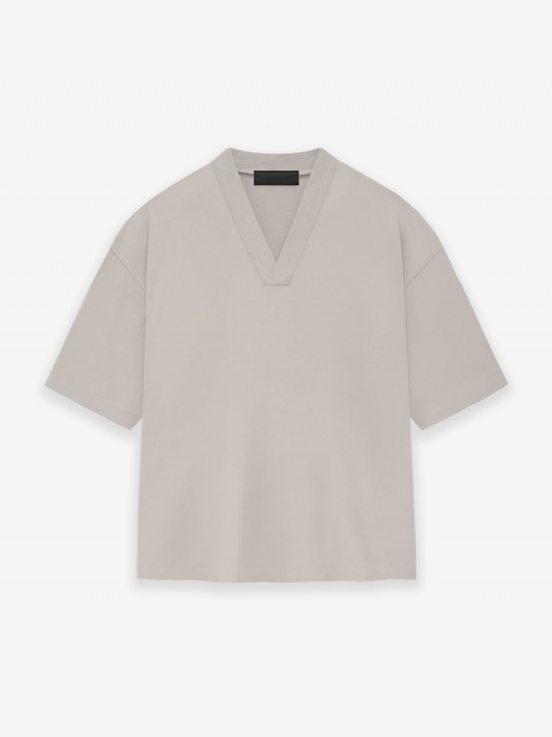 Fear Of God Essentials V-neck Silver Cloud | FOG-SN593541