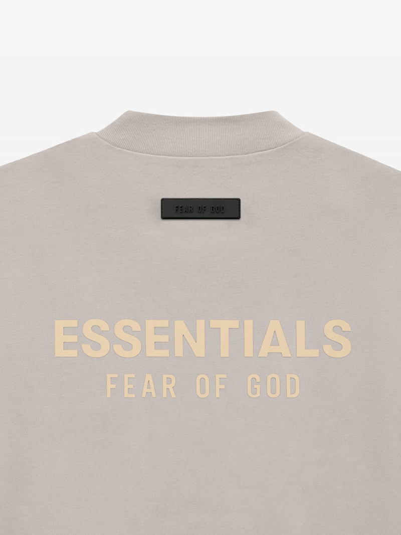 Fear Of God Essentials V-neck Silver Cloud | FOG-SN593786