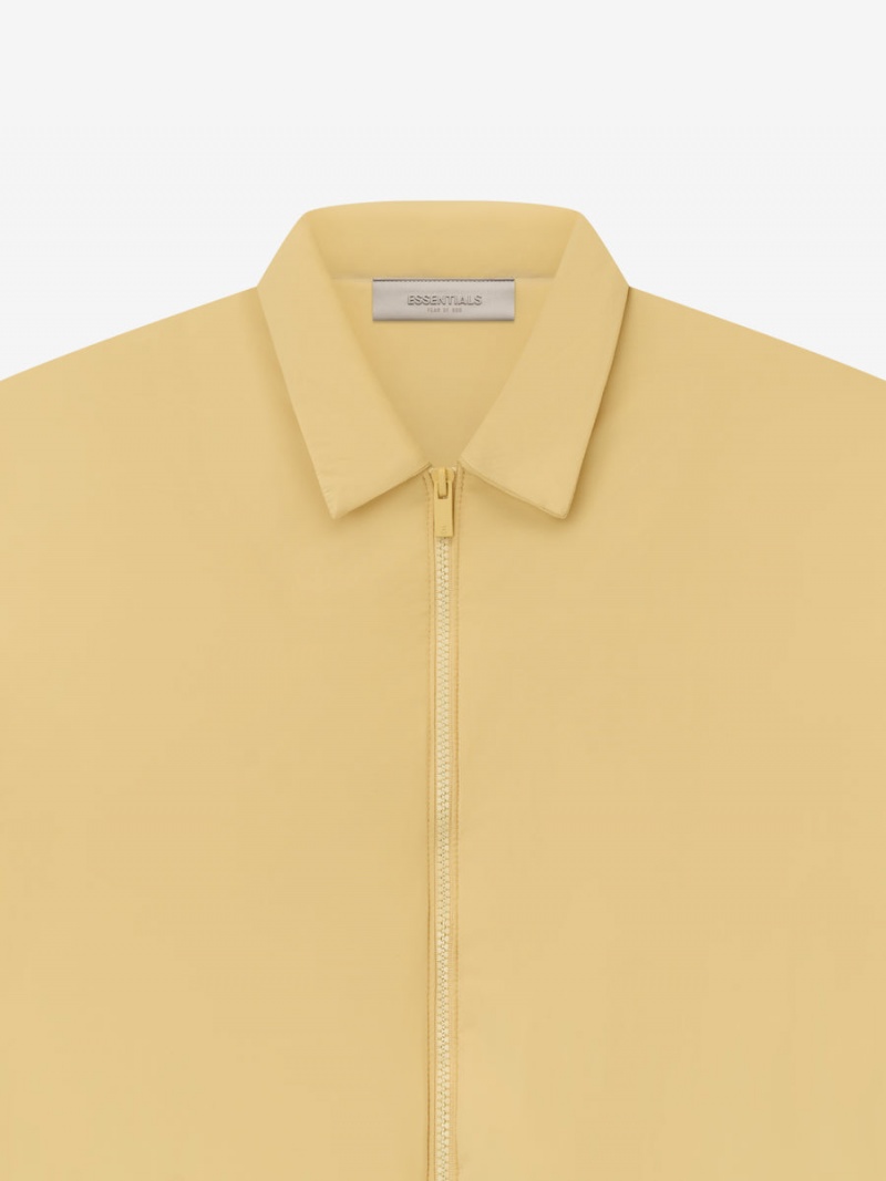 Fear Of God Filled Nylon Shirt Jacket Light Tuscan | FOG-SN593605