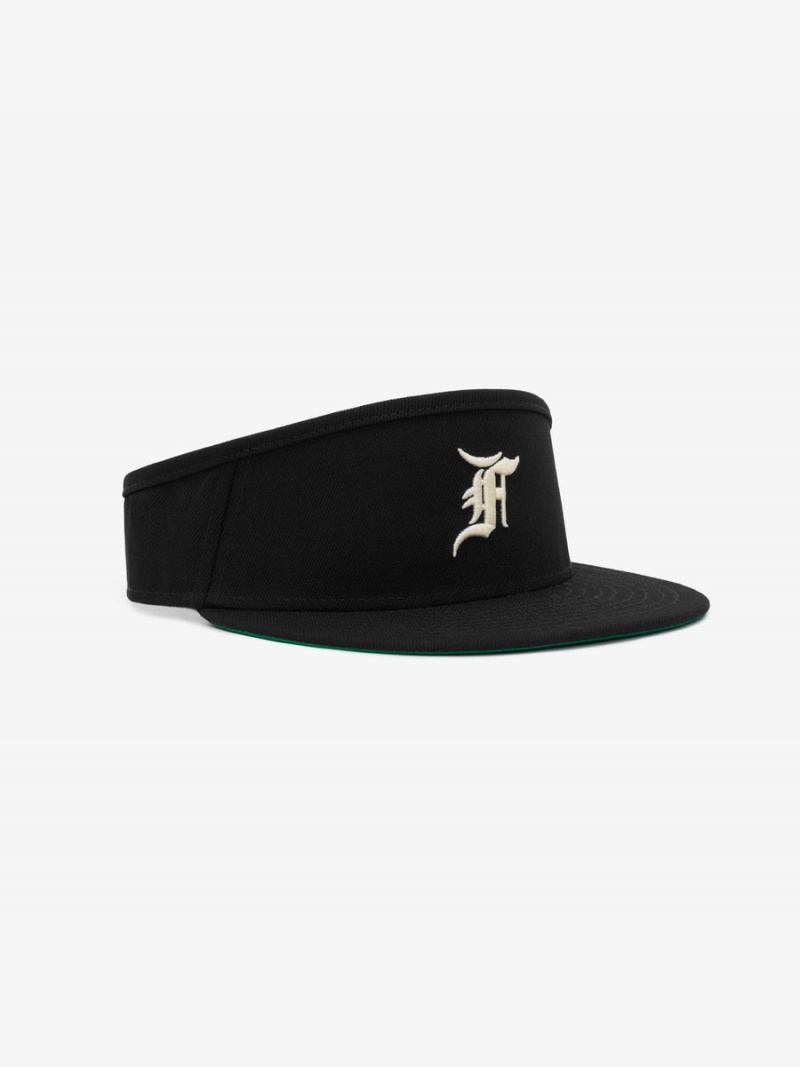 Fear Of God Fitted Visor Black | FOG-SN593635