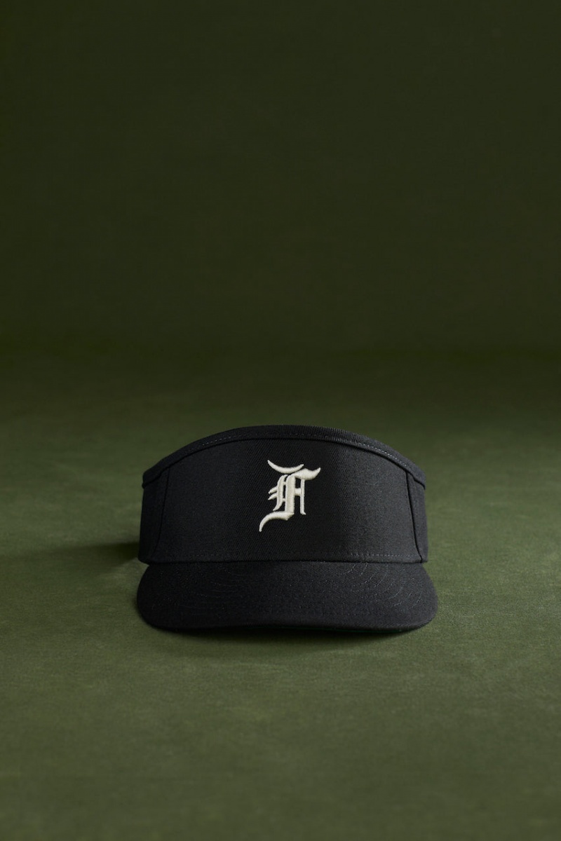 Fear Of God Fitted Visor Black | FOG-SN593635