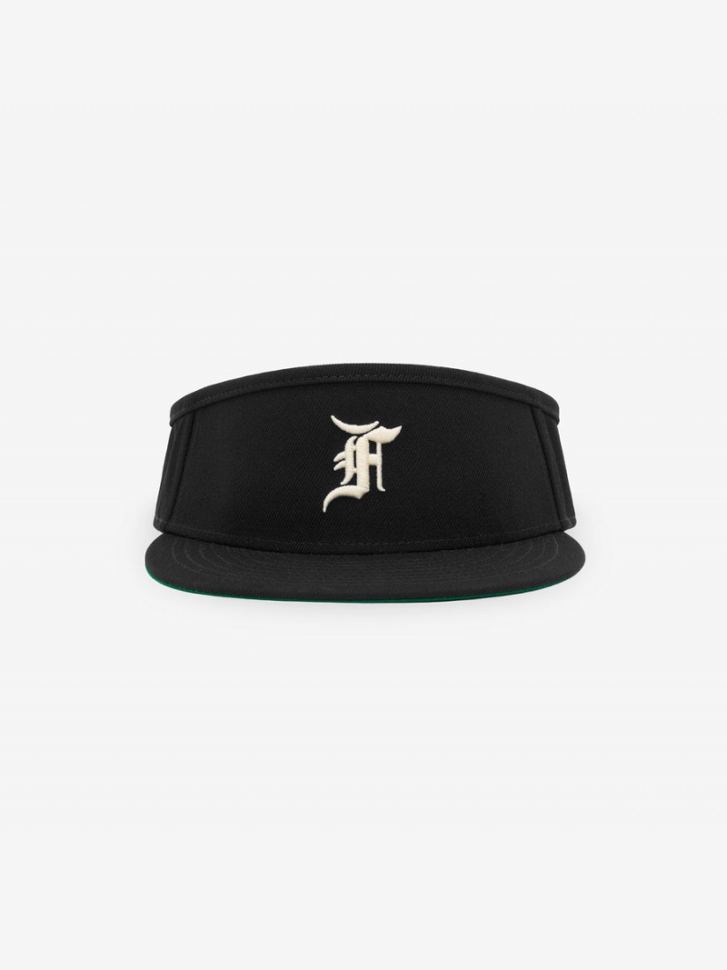 Fear Of God Fitted Visor Black | FOG-SN593635