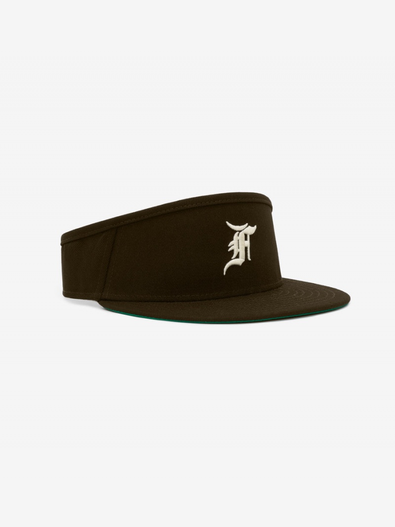 Fear Of God Fitted Visor Walnut | FOG-SN593633