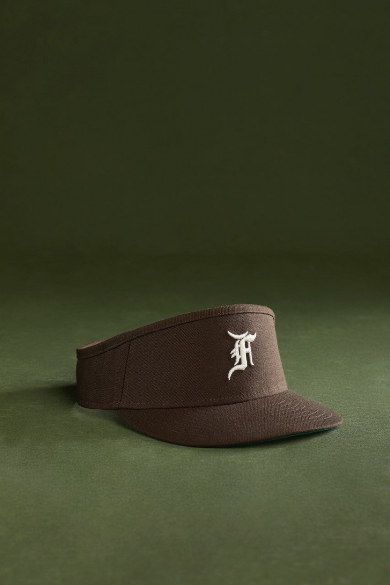 Fear Of God Fitted Visor Walnut | FOG-SN593633