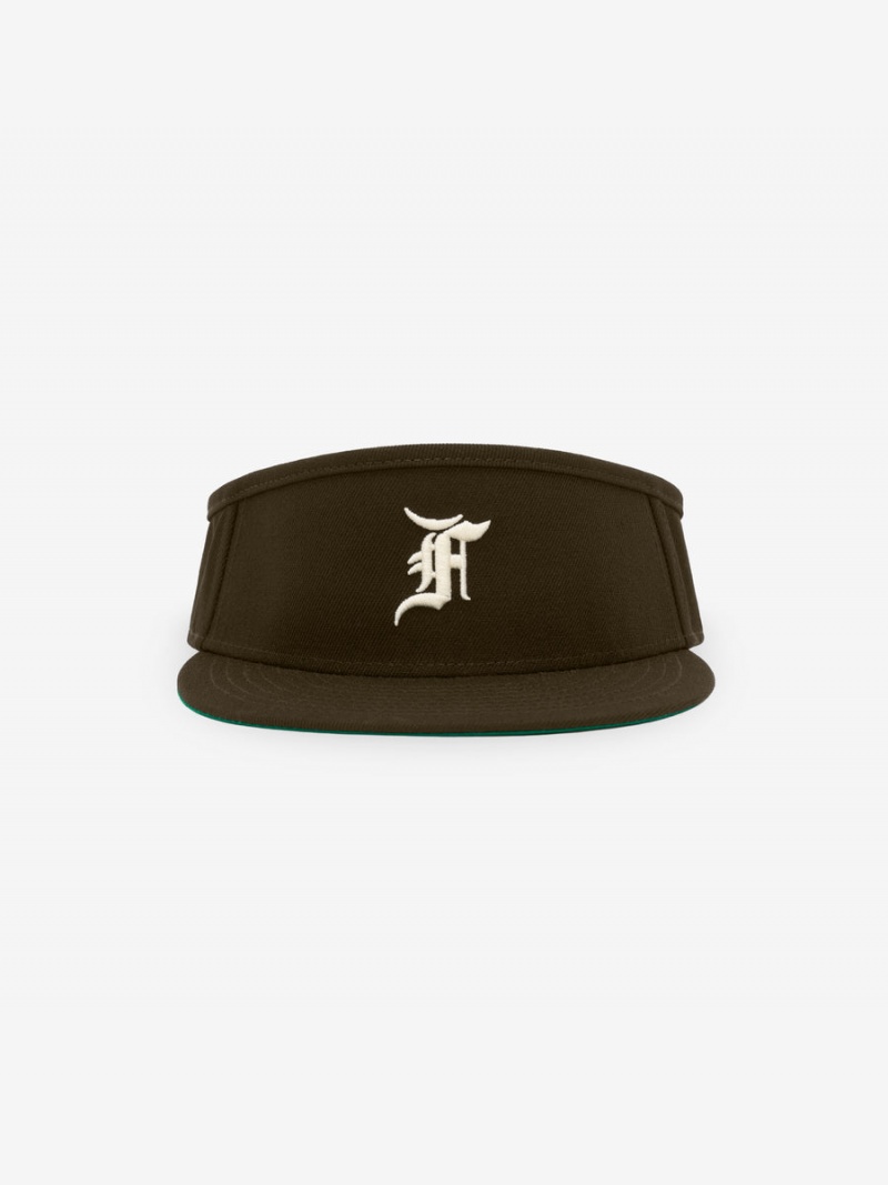 Fear Of God Fitted Visor Walnut | FOG-SN593633