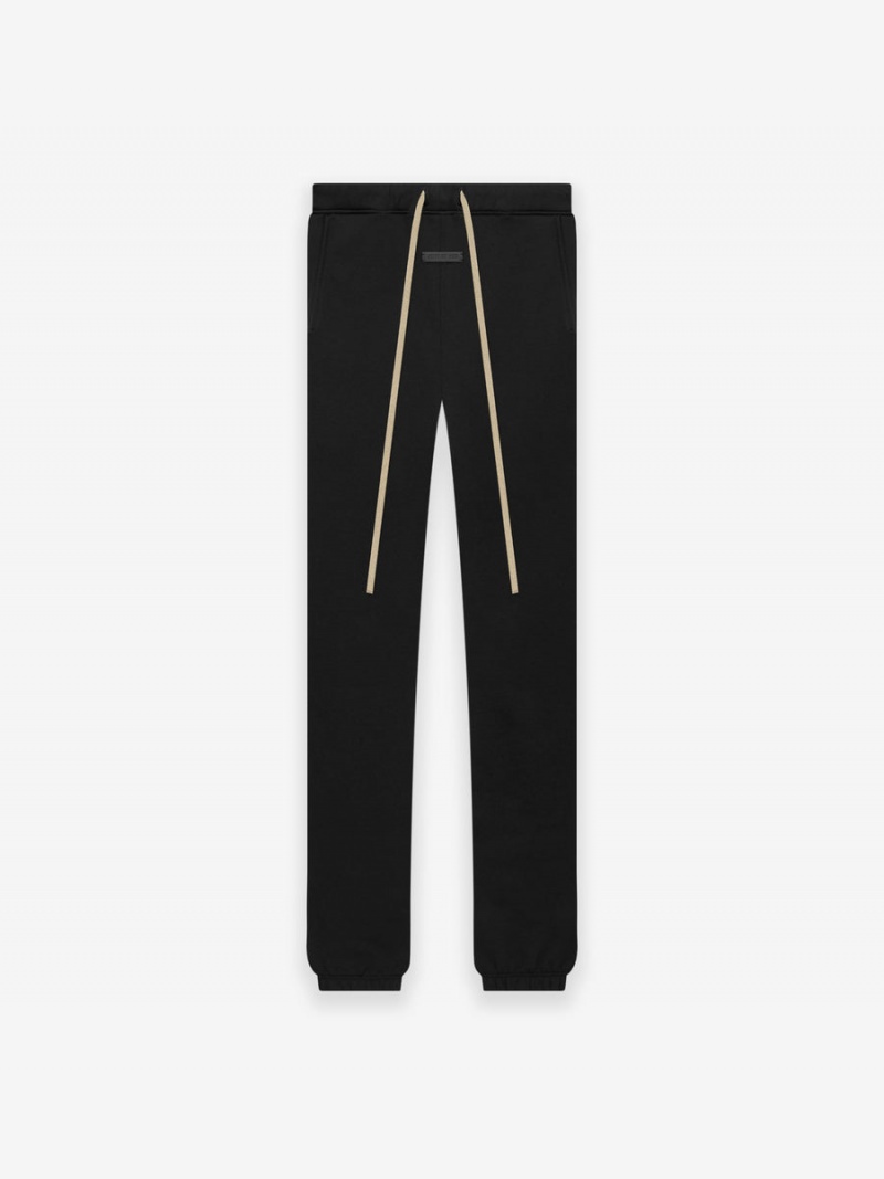 Fear Of God Fleece Classic Sweatpant Black | FOG-SN593463