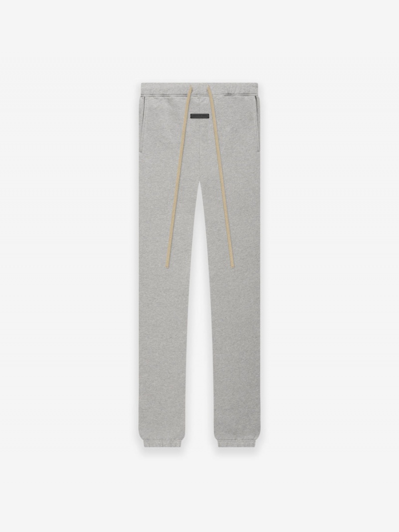 Fear Of God Fleece Classic Sweatpant Warm Heather Grey | FOG-SN593456