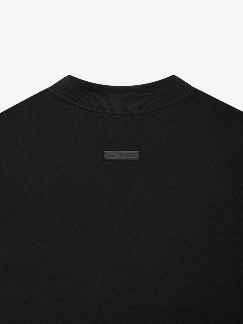 Fear Of God Fleece Crewneck Black | FOG-SN593339