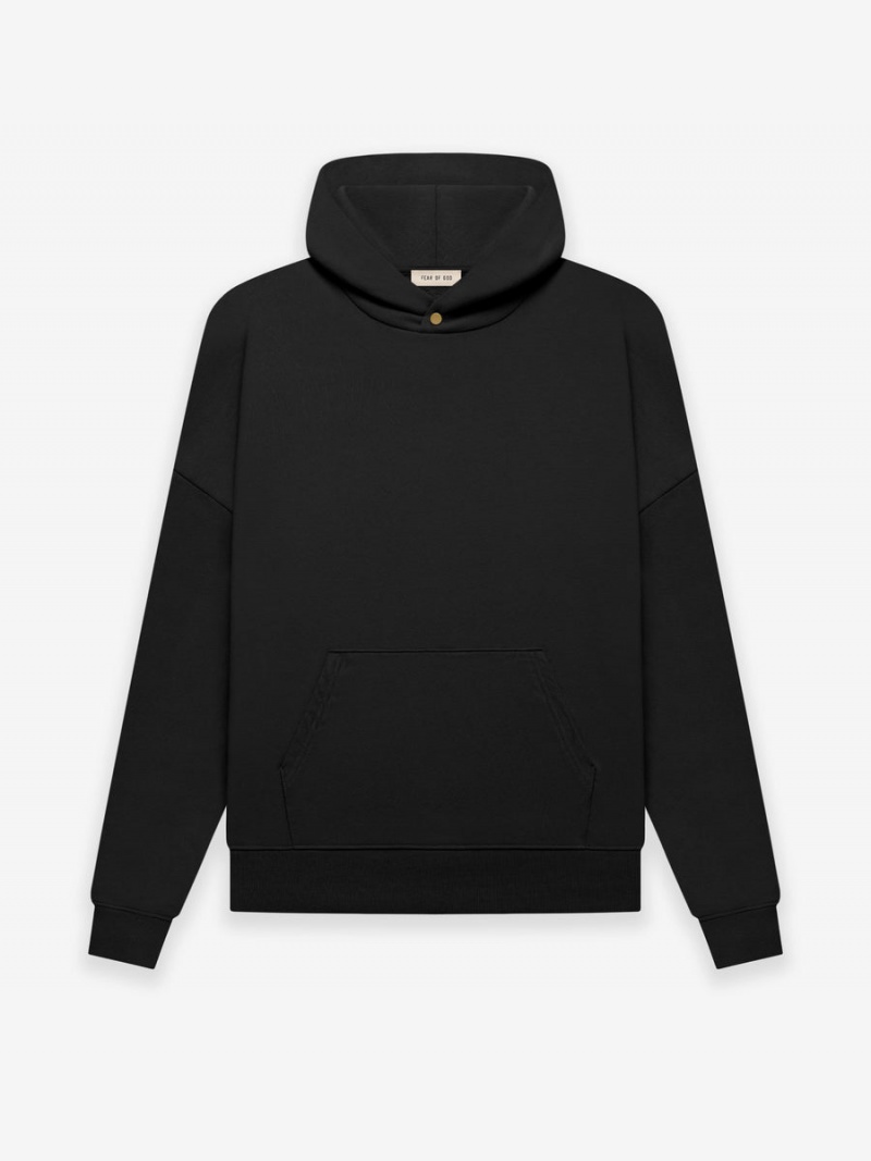 Fear Of God Fleece Hoodie Black | FOG-SN593349