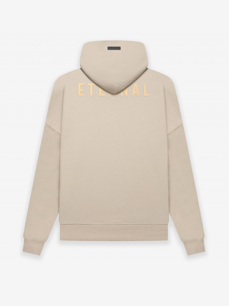 Fear Of God Fleece Hoodie Dusty Beige | FOG-SN593350