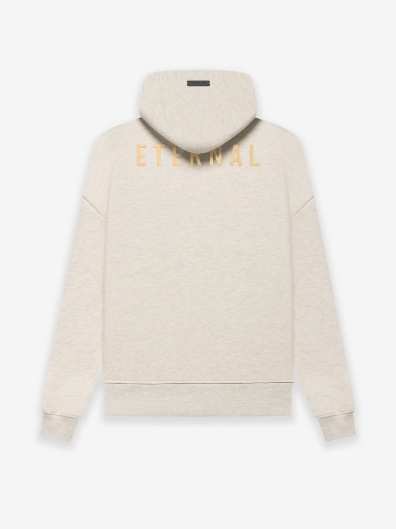 Fear Of God Fleece Hoodie Warm Heather Oatmeal | FOG-SN593338