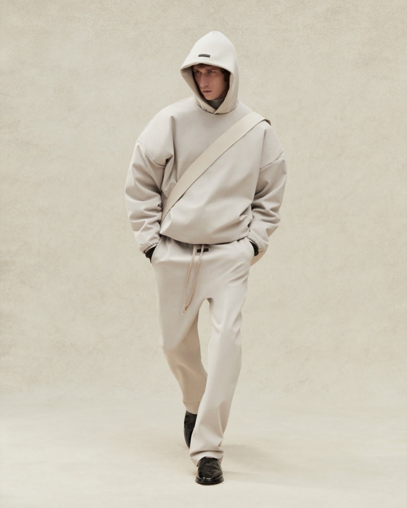 Fear Of God Fleece Hoodie Warm Heather Oatmeal | FOG-SN593338