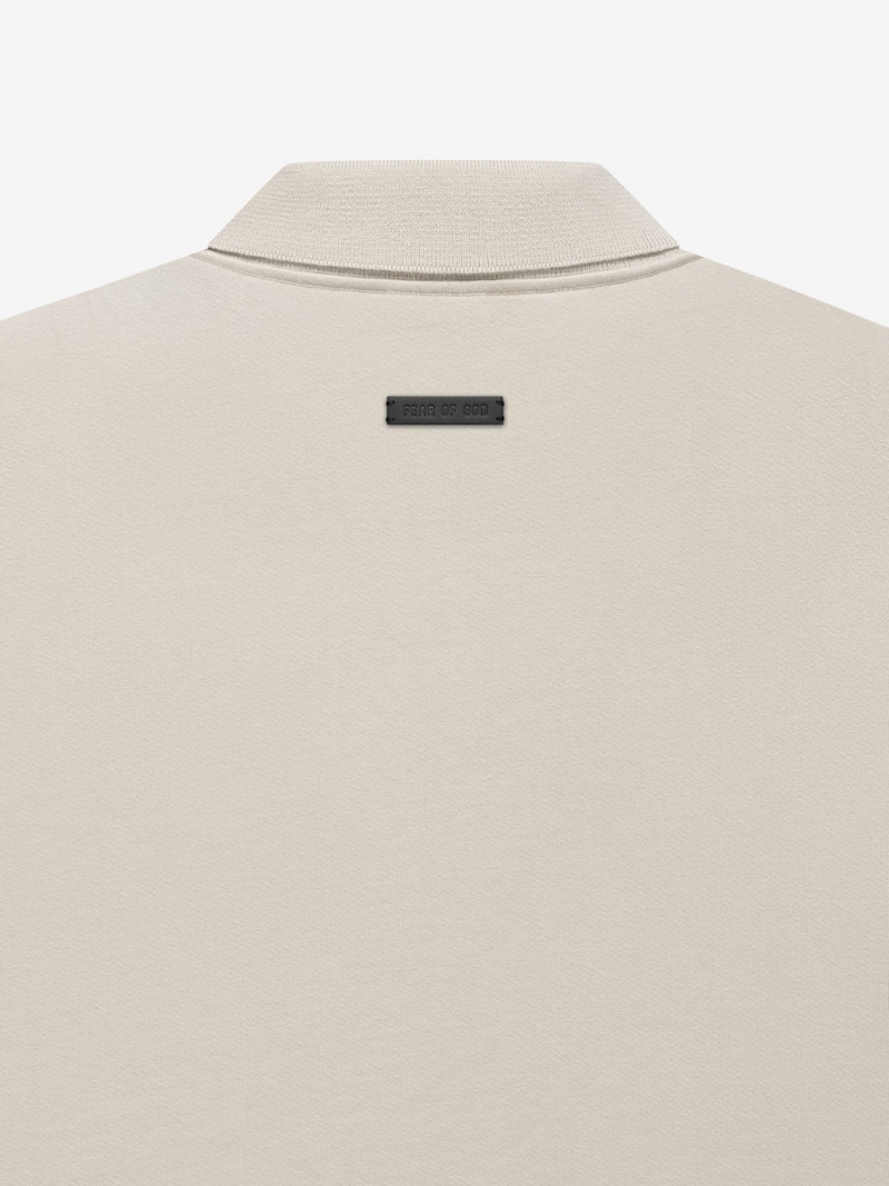 Fear Of God Fleece Polo Cement | FOG-SN593336