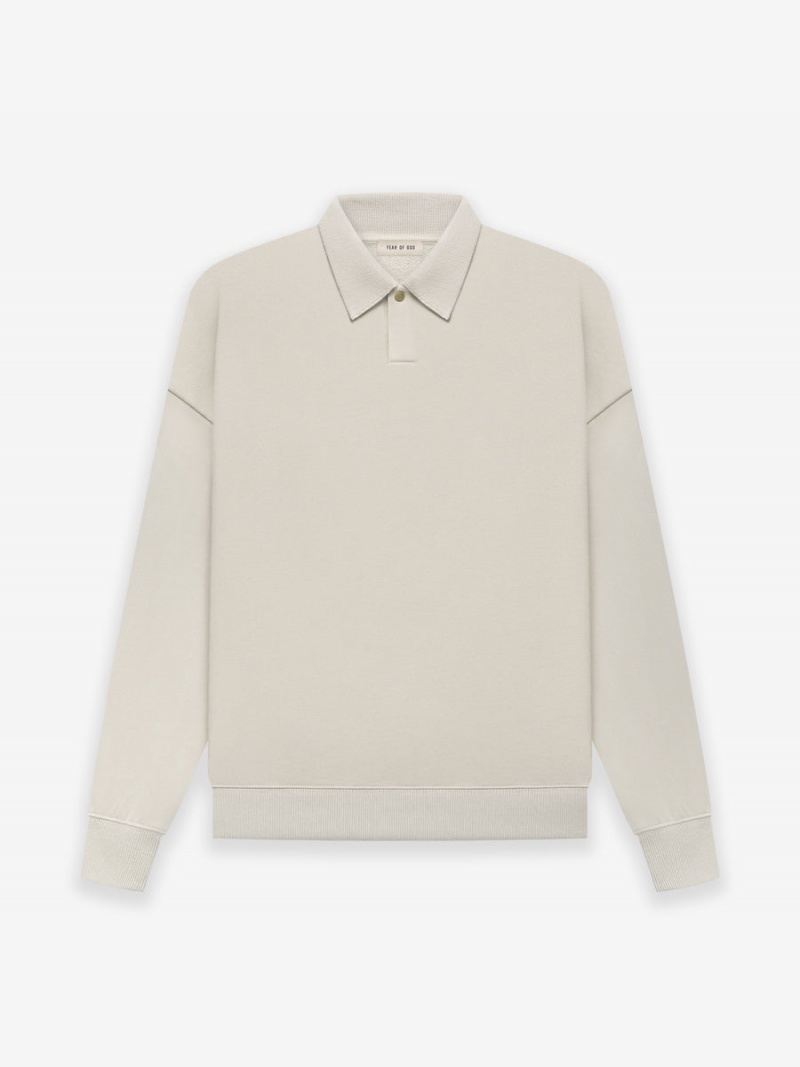 Fear Of God Fleece Polo Cement | FOG-SN593336