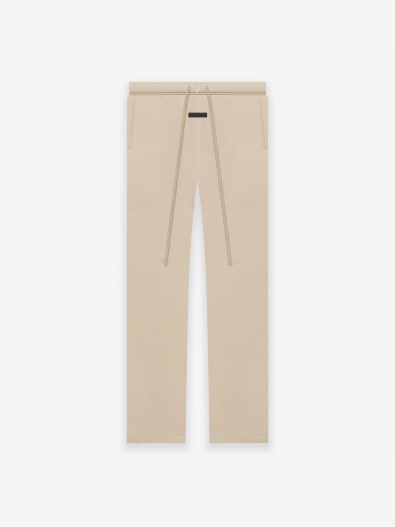 Fear Of God Fleece Relaxed Sweatpant Dusty Beige | FOG-SN593462