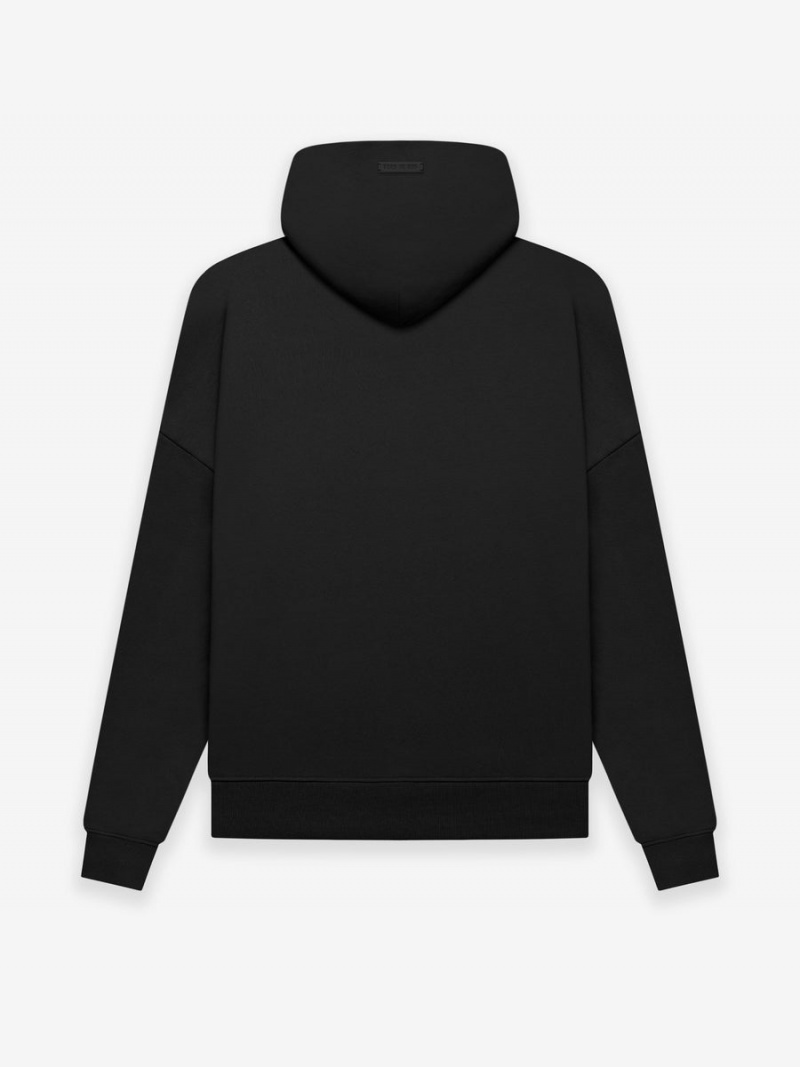 Fear Of God Fleece Zip Hoodie Black | FOG-SN593315