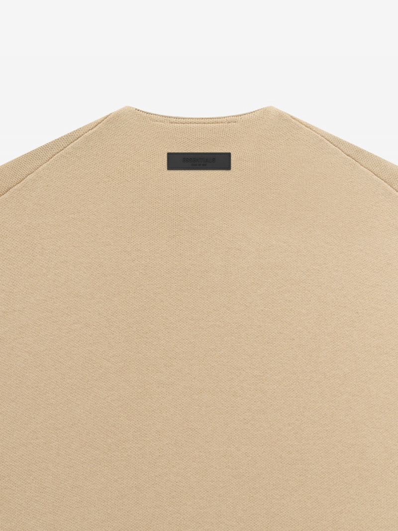 Fear Of God Knit Ls Henley Sand | FOG-SN593651