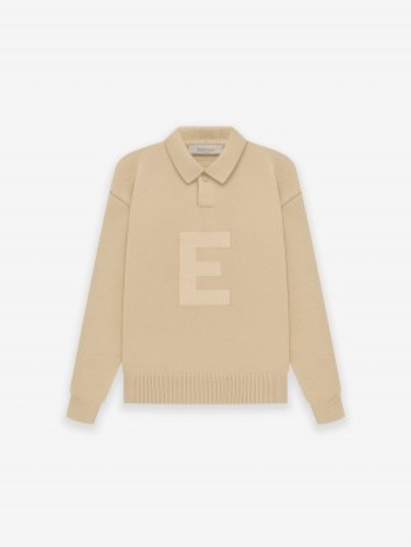 Fear Of God Knit Ls Polo Sand | FOG-SN593762