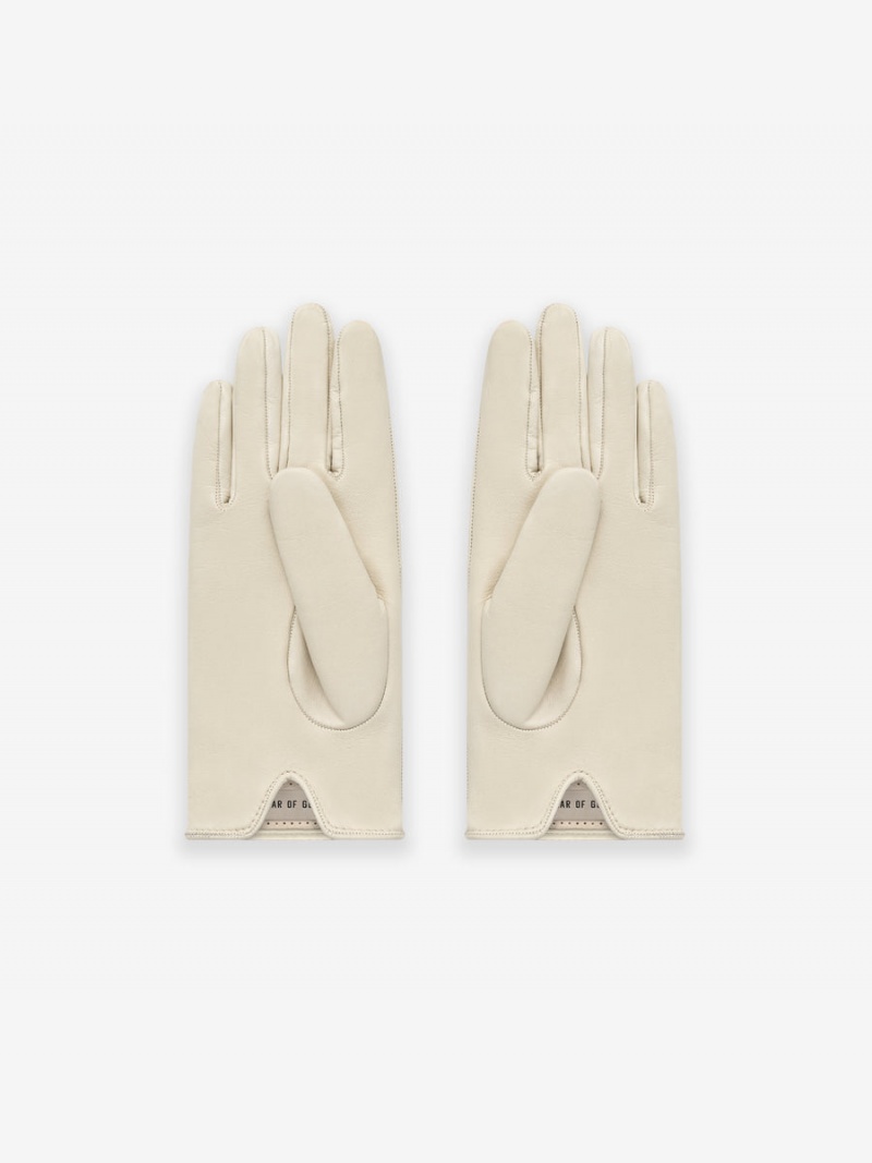 Fear Of God Leather Gloves Beige | FOG-SN593513