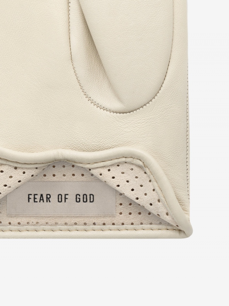 Fear Of God Leather Gloves Beige | FOG-SN593513