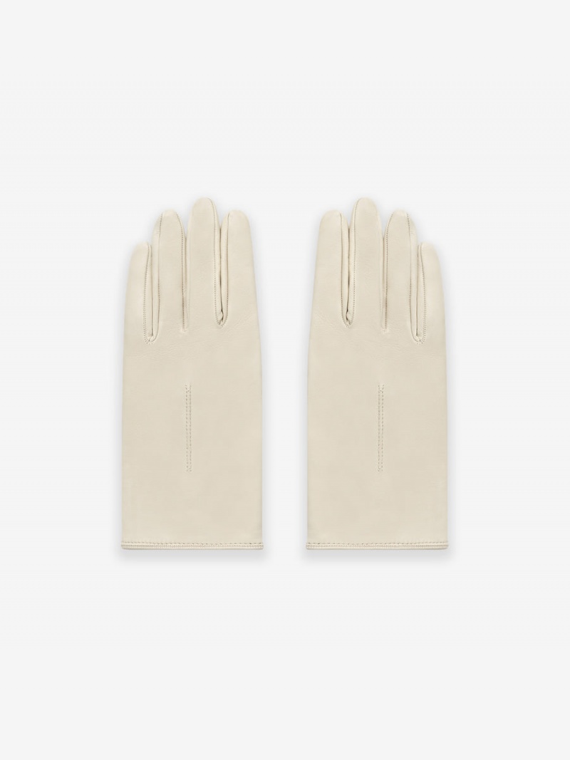 Fear Of God Leather Gloves Beige | FOG-SN593513