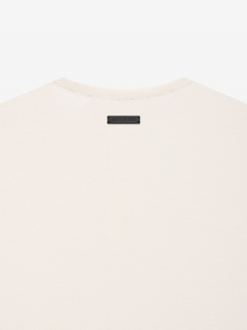 Fear Of God Lightweight Merino Henley Cream | FOG-SN593481