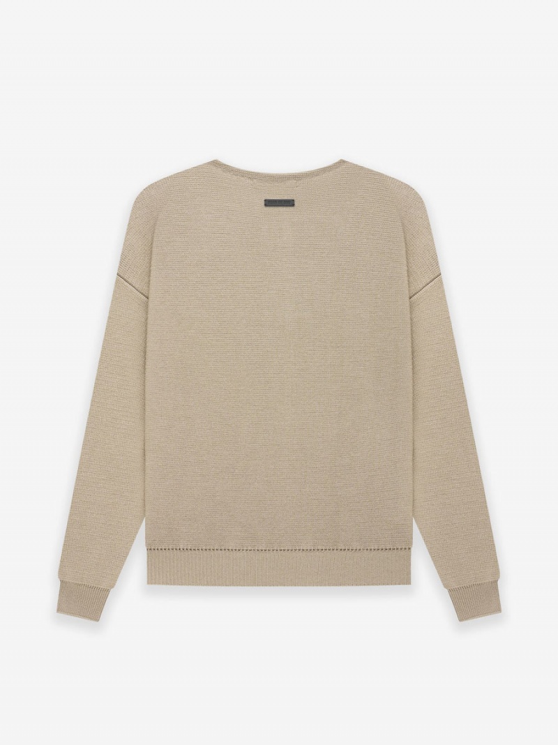 Fear Of God Lightweight Merino Henley Dusty Beige | FOG-SN593473