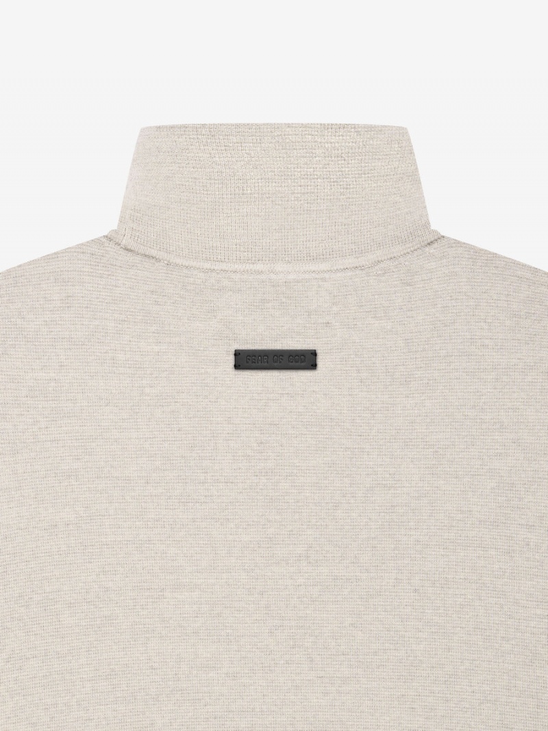 Fear Of God Lightweight Merino Turtleneck Cement Heather | FOG-SN593471