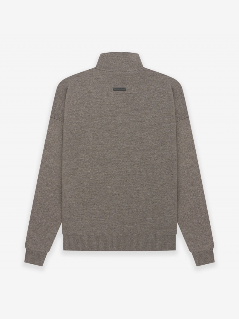 Fear Of God Lightweight Merino Turtleneck Dusty Concrete Heather | FOG-SN593479