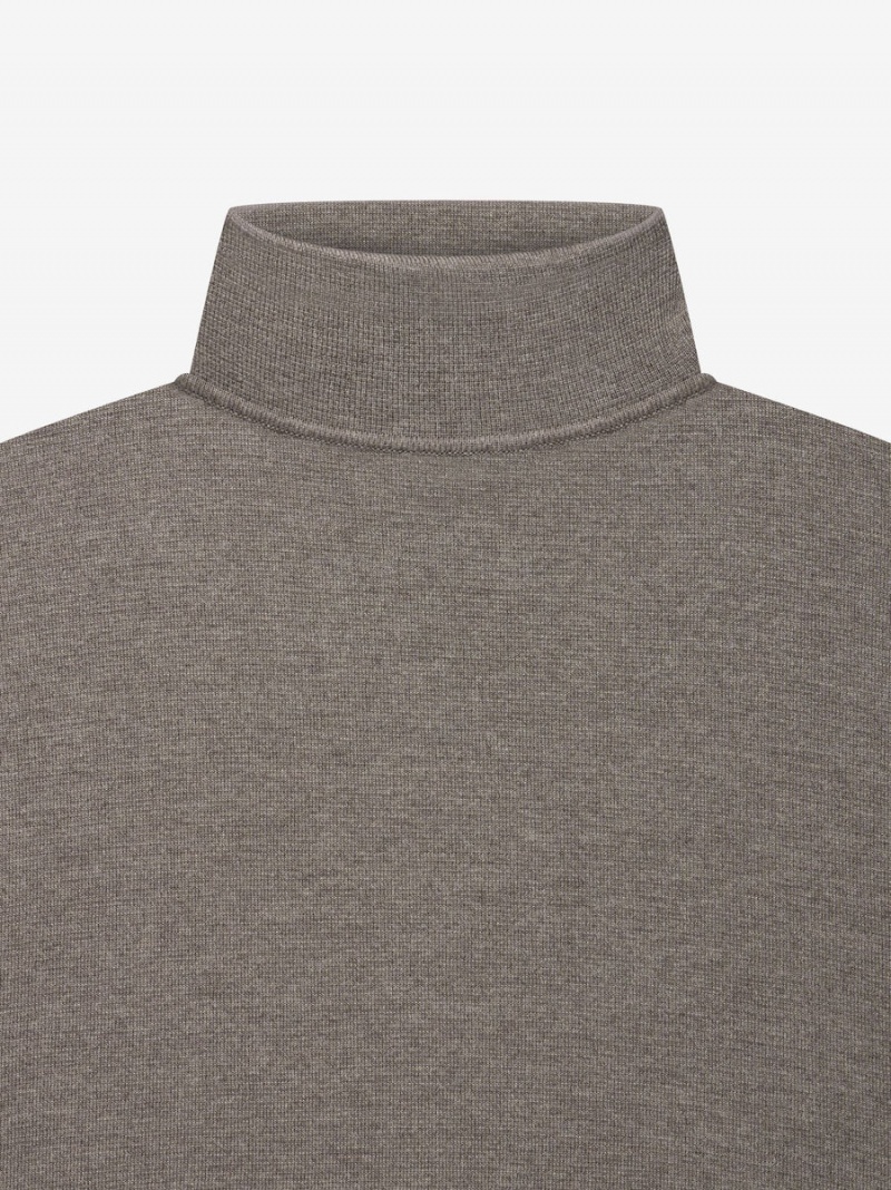 Fear Of God Lightweight Merino Turtleneck Dusty Concrete Heather | FOG-SN593479