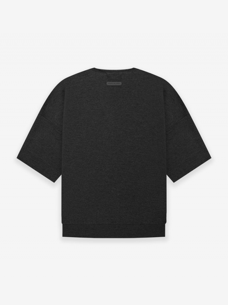 Fear Of God Merino 3/4 Crew Black Heather | FOG-SN593472