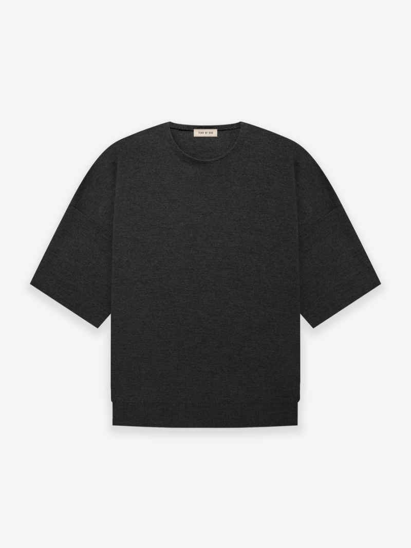 Fear Of God Merino 3/4 Crew Black Heather | FOG-SN593287