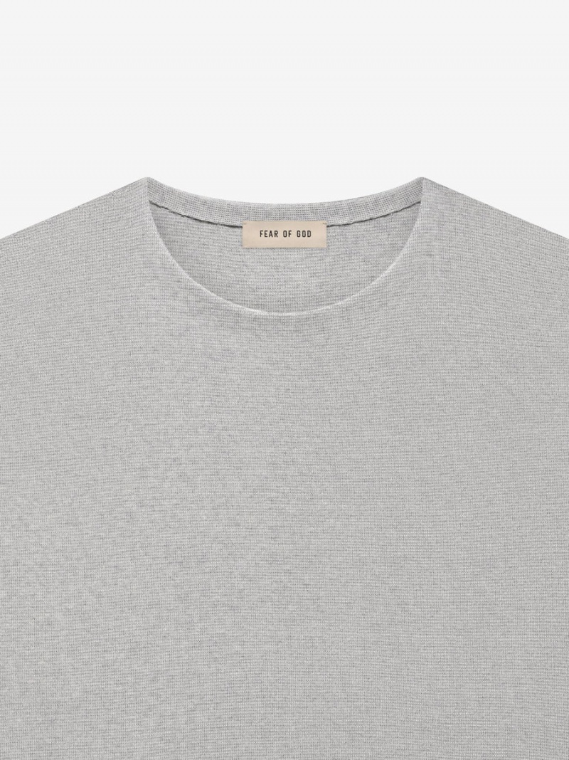 Fear Of God Merino 3/4 Crew Cement Heather | FOG-SN593296