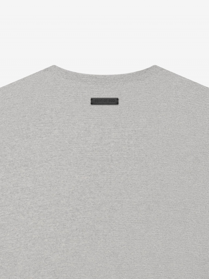 Fear Of God Merino 3/4 Crew Cement Heather | FOG-SN593296