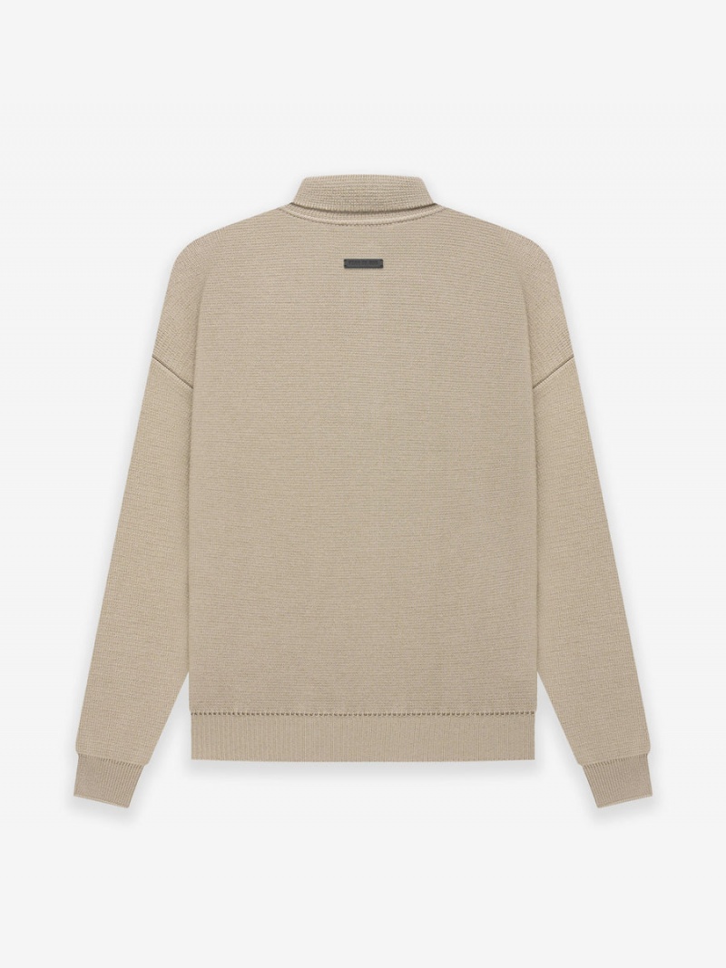 Fear Of God Merino Polo Dusty Beige | FOG-SN593297