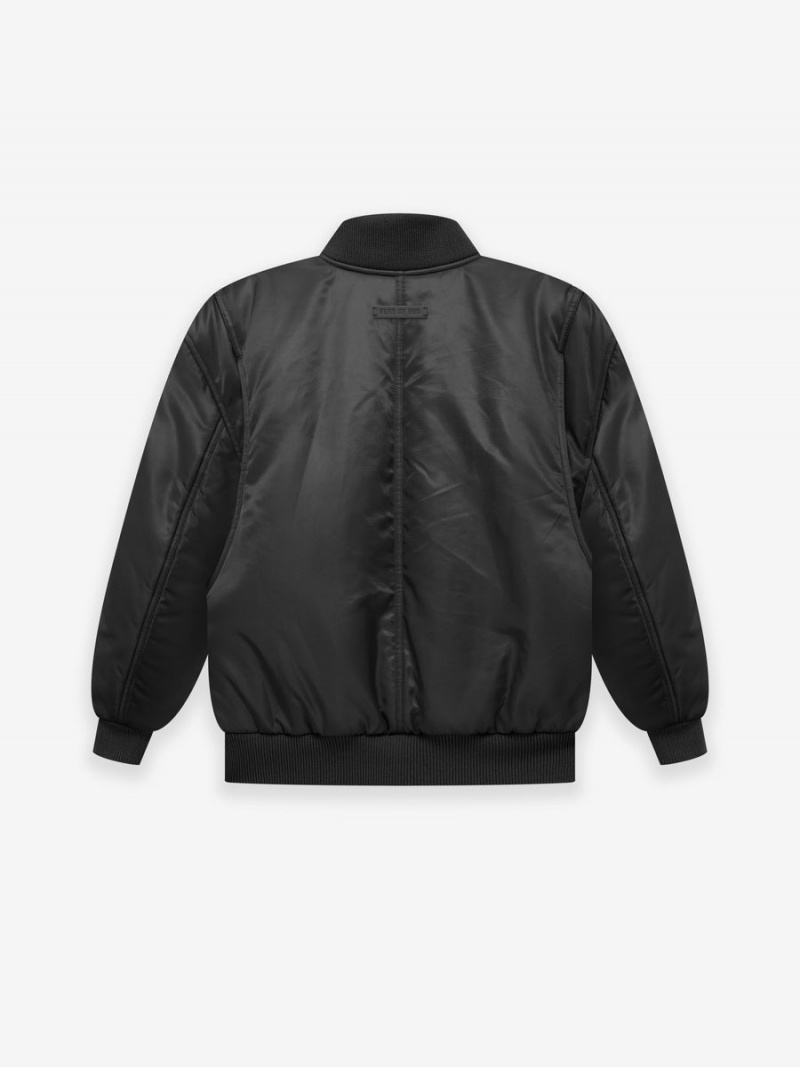 Fear Of God Nylon Twill Bomber Black | FOG-SN593422