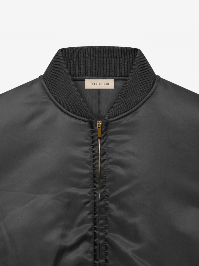 Fear Of God Nylon Twill Bomber Black | FOG-SN593422