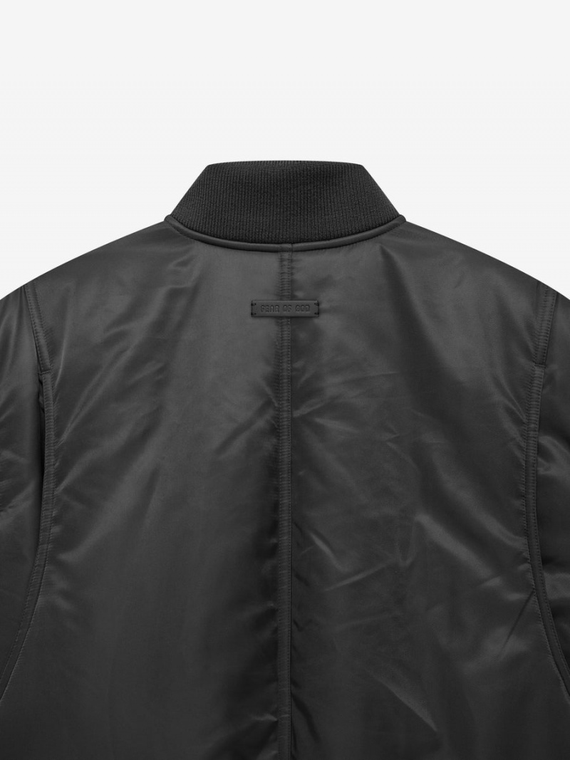 Fear Of God Nylon Twill Bomber Black | FOG-SN593422