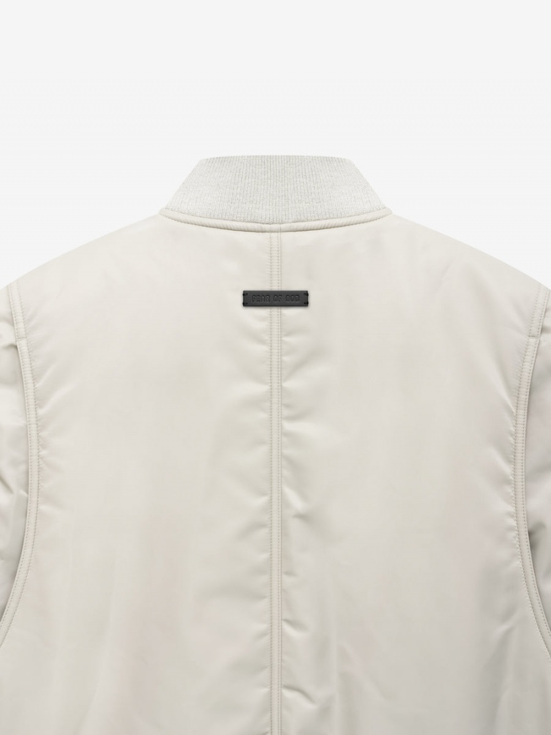 Fear Of God Nylon Twill Bomber Cement | FOG-SN593423