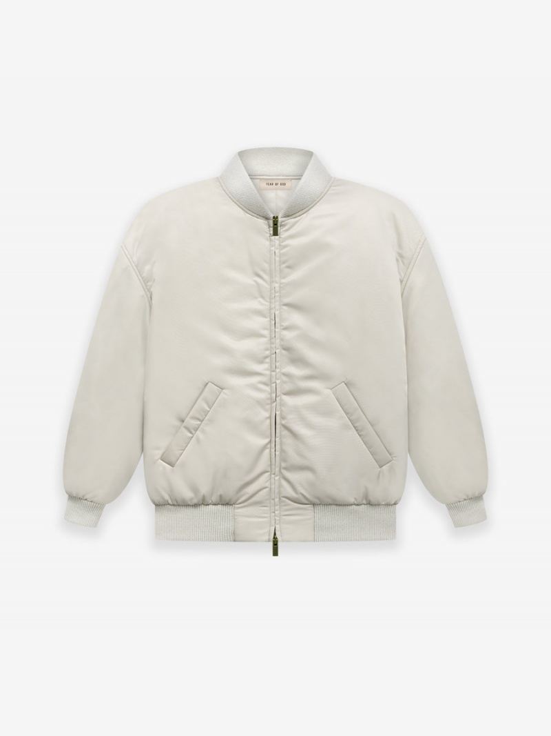 Fear Of God Nylon Twill Bomber Cement | FOG-SN593423