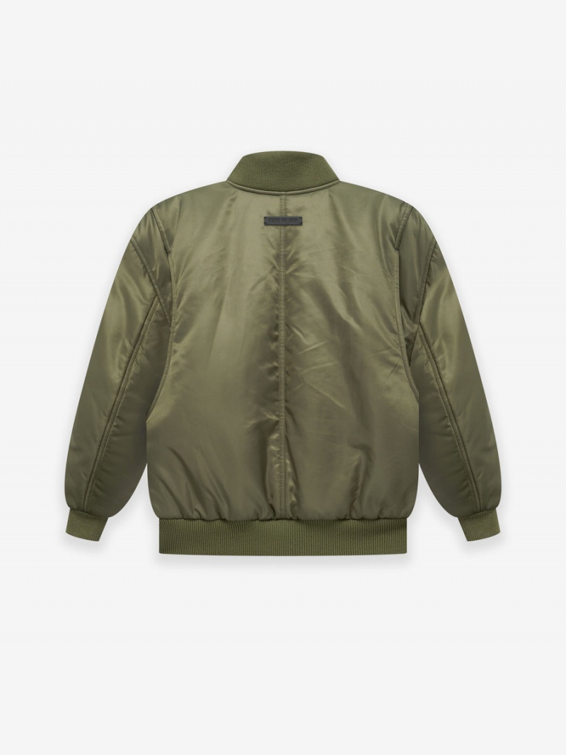 Fear Of God Nylon Twill Bomber olive | FOG-SN593424