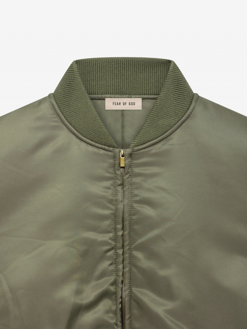 Fear Of God Nylon Twill Bomber olive | FOG-SN593424