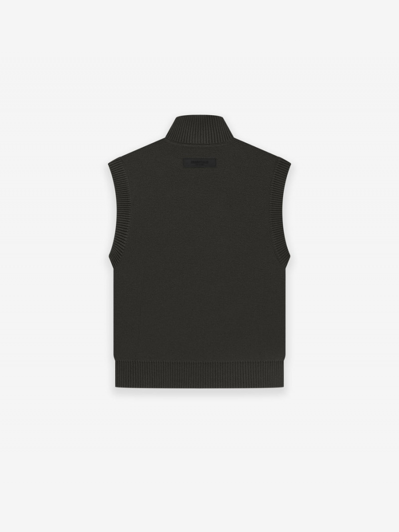 Fear Of God Pullover Mockneck Vest Off-Black | FOG-SN593655