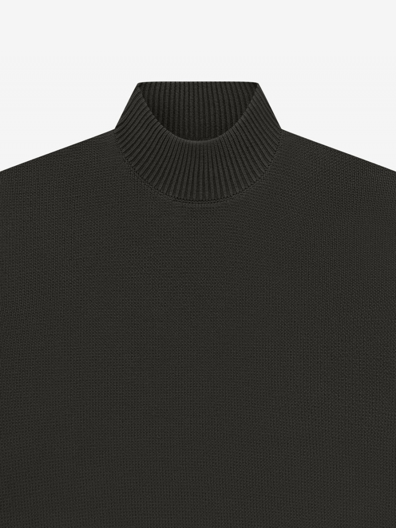 Fear Of God Pullover Mockneck Vest Off-Black | FOG-SN593655